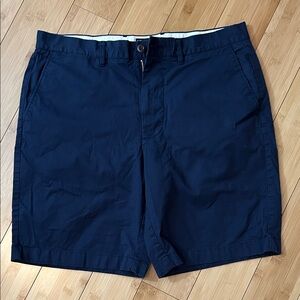 J. Crew Dark Blue Flat Front Shorts